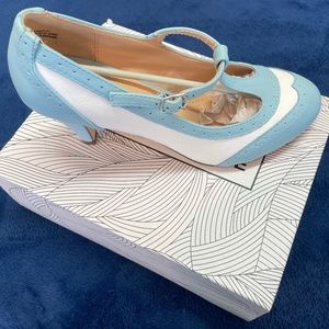 Chase + Chloe Wing Tip Heels